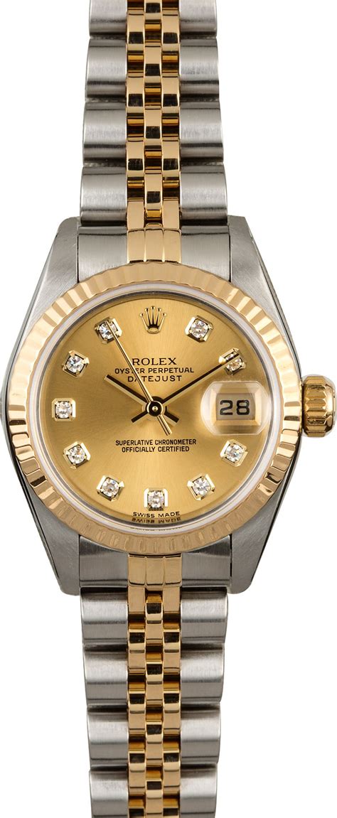 rolex datejust diamond dial 69173.